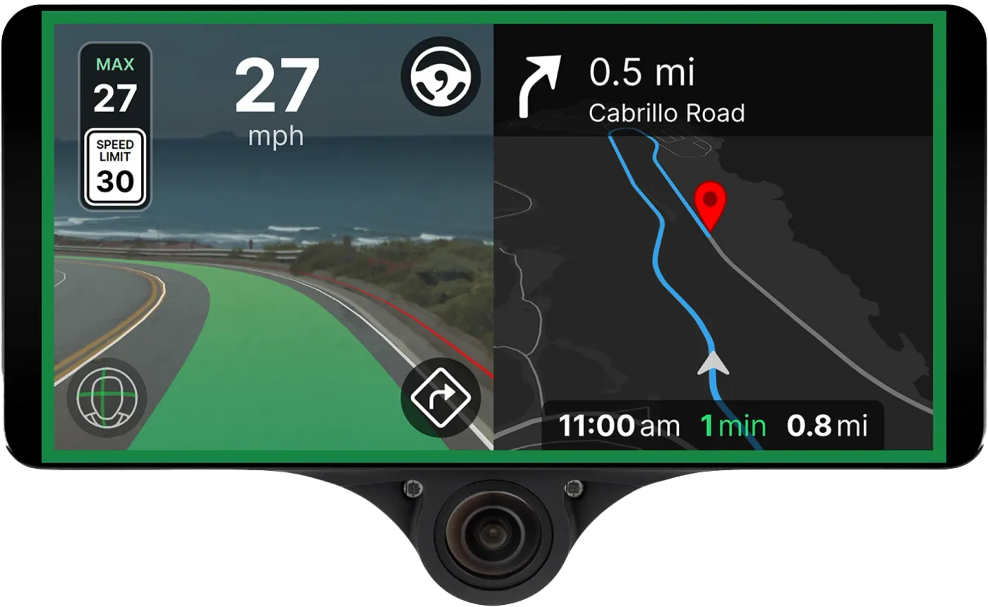 Comma 3X device running openpilot.